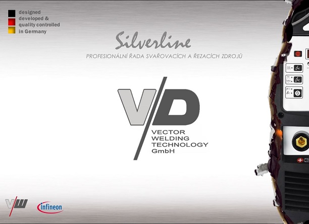 Profesionální řada svařovacích a řezacích zdrojů Vector Digital Silverline
