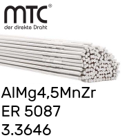Drt TIG MT-AlMg4,5MnZr 1,6x1000 mm (5 kg)