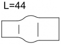 Keramická hubice č. 10 16,0x44 mm (42,0300,0466)