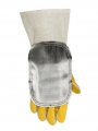 Reflektivní hliníkový ochranný štít na rukavice