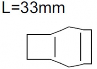 Keramick hubice . 4 6,4x33 mm (42,0300,0820)